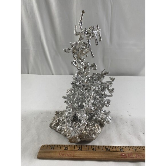 Anthill Art Casting Sculpture Fire Ant Aluminum Casting 9.5” Tall #77 - Picture 7 of 7